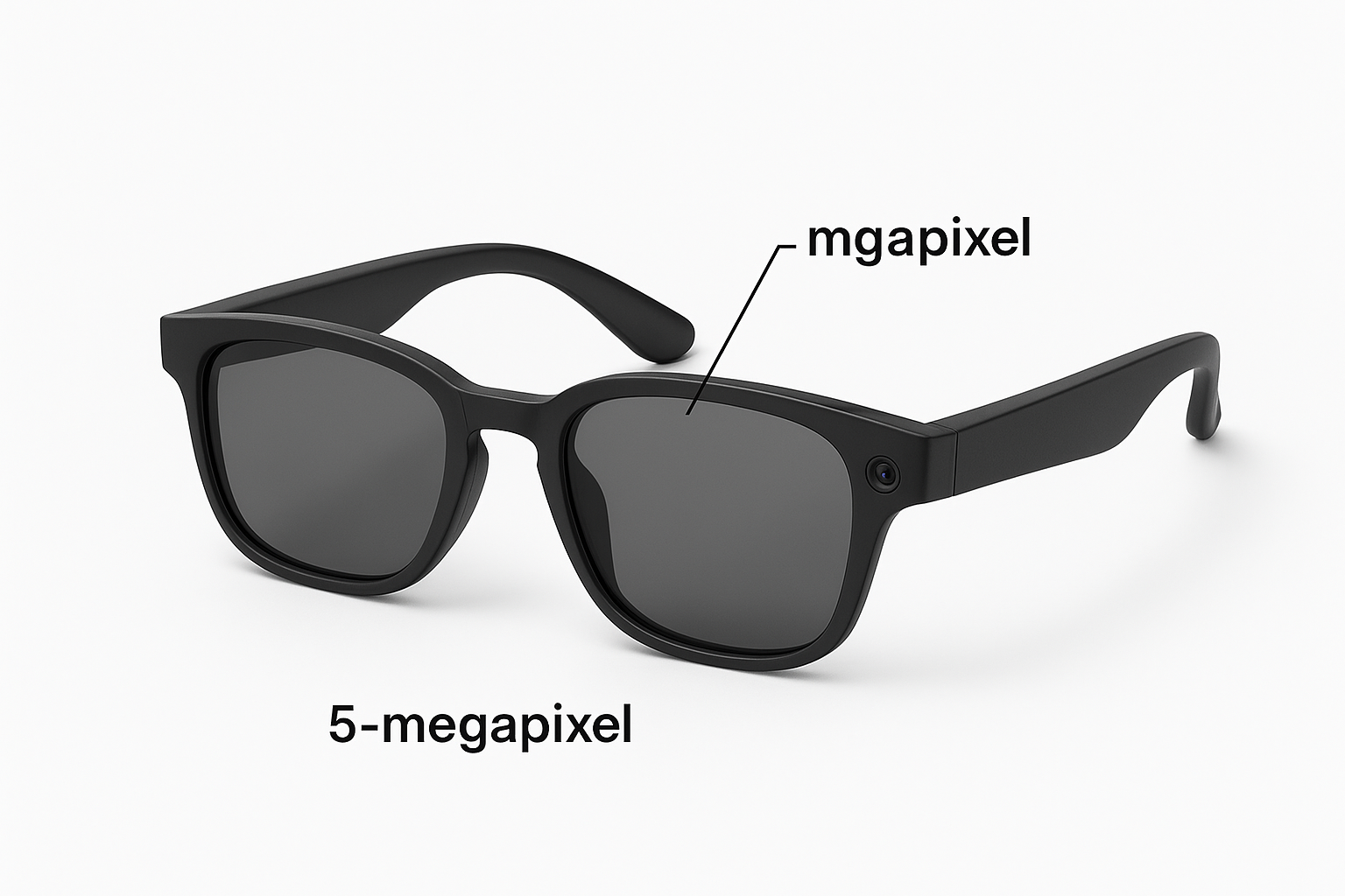 Smart Glasses with 5MP Camera
